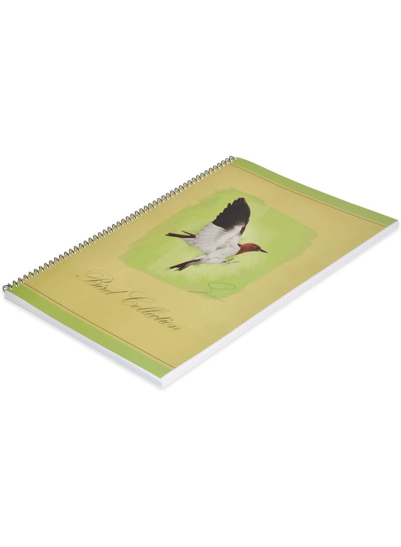 FIS Spiral Notebook Soft Cover A4, 5mm Square, 80-Sheets 10-Piece - FSNB5A480BC1 - Image 2